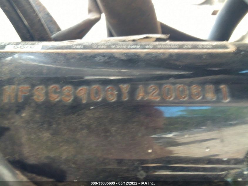 2000 HONDA VT1100 C3 1HFSC3906YA200641