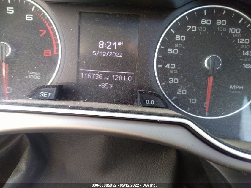 2013 AUDI A4 PREMIUM PLUS WAUEFAFL3DA107777