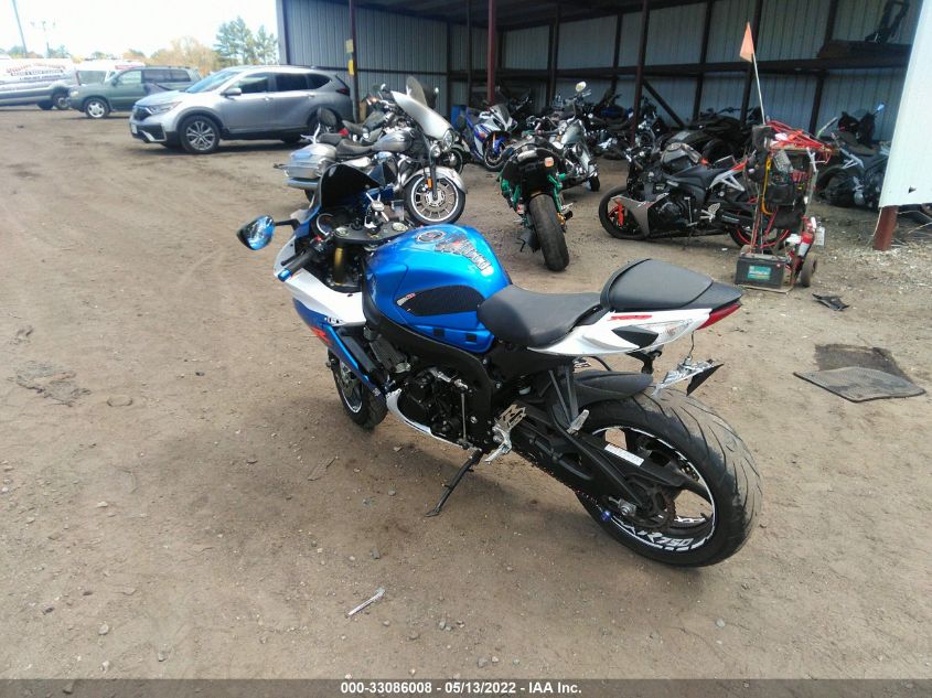 2013 SUZUKI GSX-R750 JS1GR7MA0D2101172