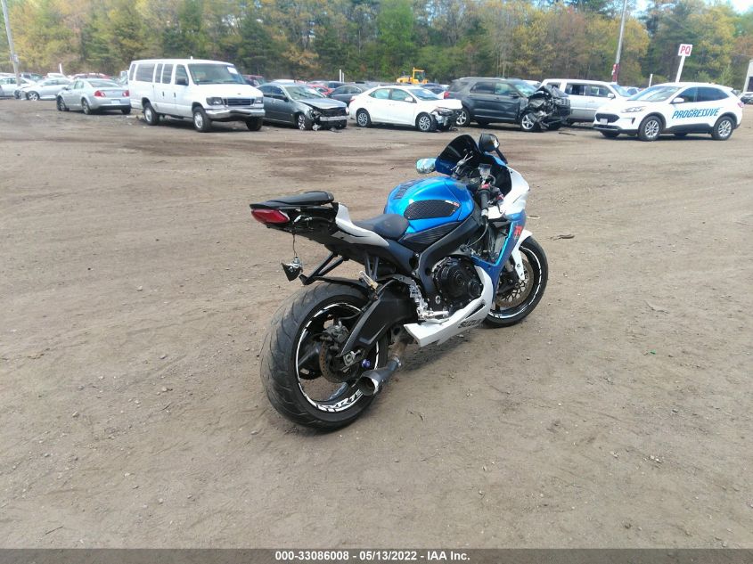 2013 SUZUKI GSX-R750 JS1GR7MA0D2101172