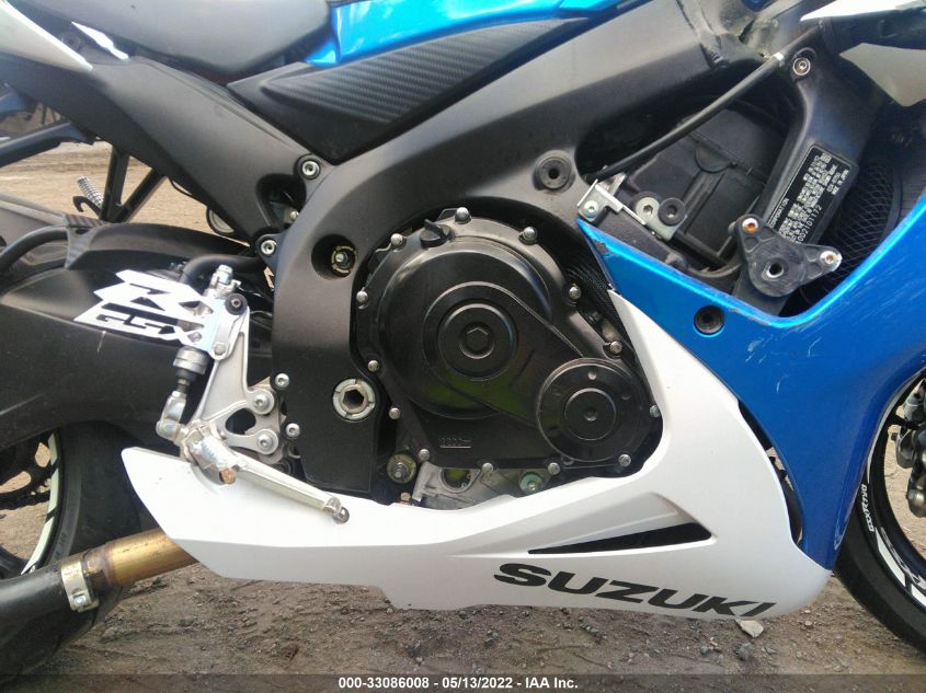 2013 SUZUKI GSX-R750 JS1GR7MA0D2101172