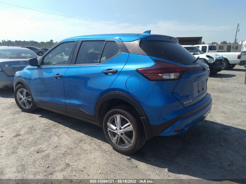 2021 NISSAN KICKS S 3N1CP5BV3ML486345