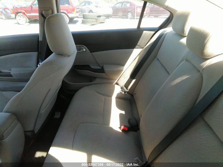 2013 HONDA CIVIC SDN LX 19XFB2F54DE201612