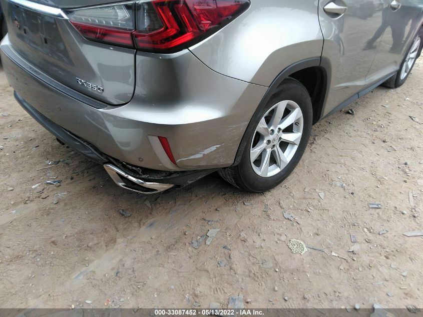 2017 LEXUS RX RX 350 2T2BZMCAXHC130696
