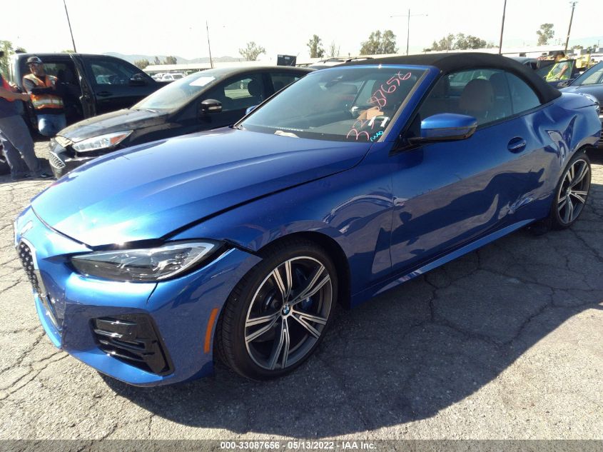 2022 BMW 4 SERIES 430I WBA23AT00NCJ61520