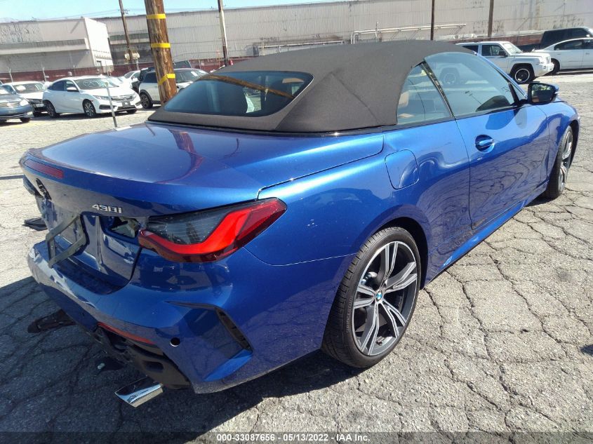 2022 BMW 4 SERIES 430I WBA23AT00NCJ61520