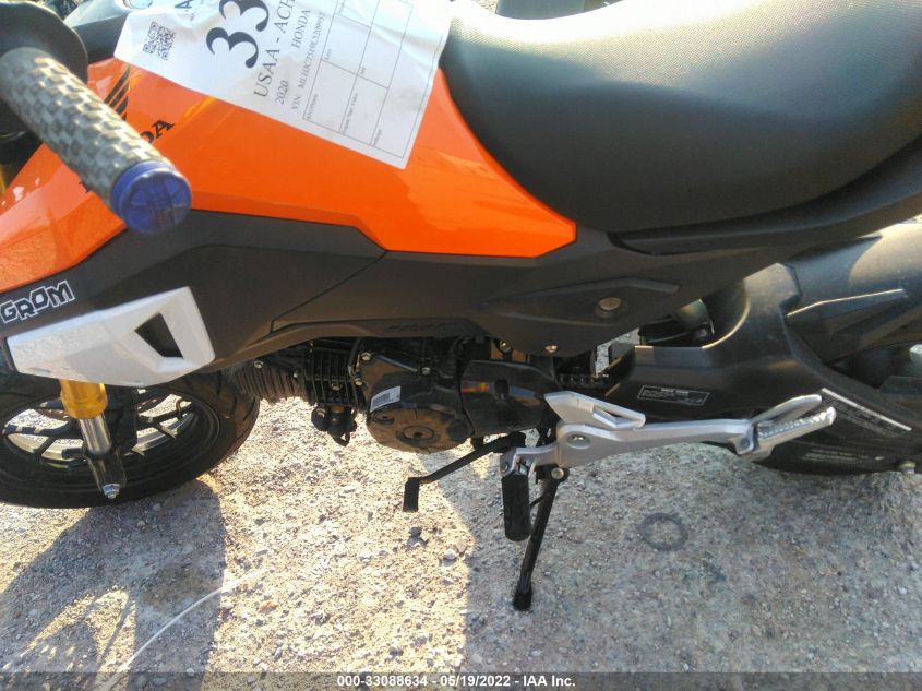 2020 HONDA GROM 125 MLHJC7519L5209957