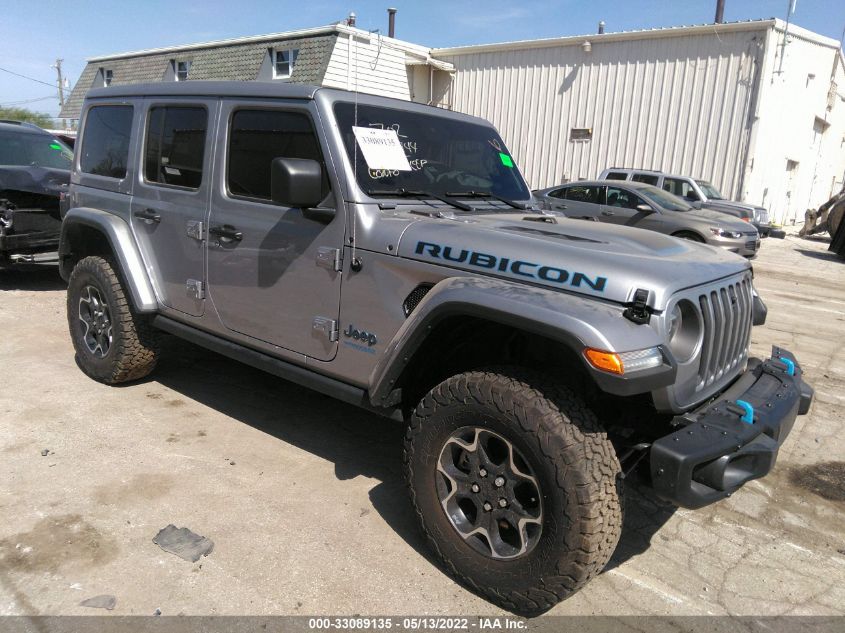 2021 JEEP WRANGLER 4XE UNLIMITED RUBICON 1C4JJXR63MW642751