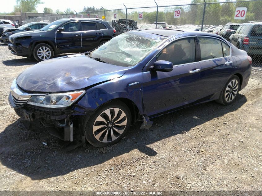 2017 HONDA ACCORD HYBRID EX-L JHMCR6F58HC028694