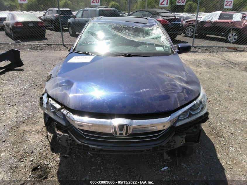 2017 HONDA ACCORD HYBRID EX-L JHMCR6F58HC028694