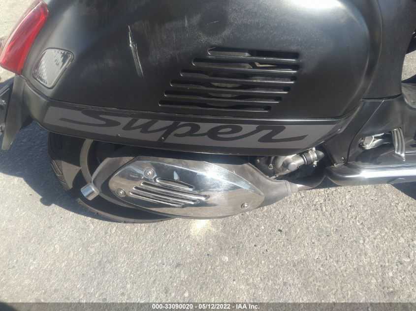 2013 VESPA GTS 300 SUPER ZAPM459L5D5801787