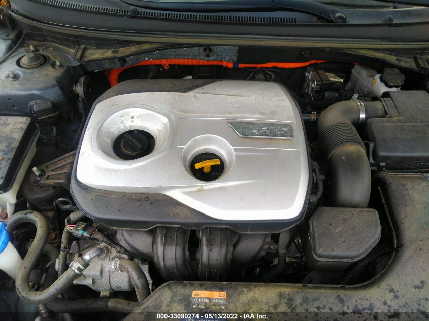 2016 HYUNDAI SONATA HYBRID LIMITED KMHE34L19GA008638