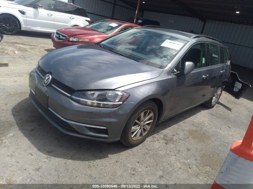 2019 VOLKSWAGEN GOLF SPORTWAGEN S/SE 3VWY57AU1KM502995
