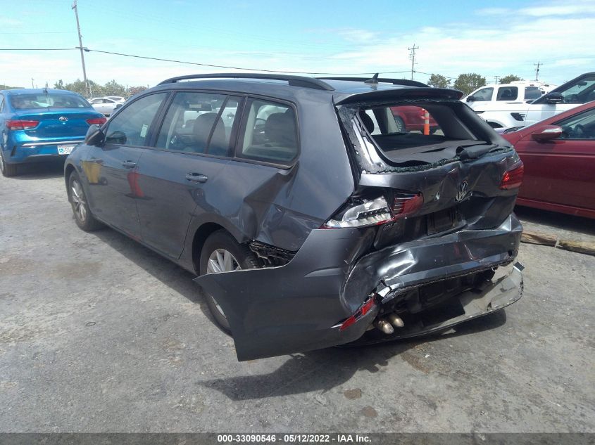 2019 VOLKSWAGEN GOLF SPORTWAGEN S/SE 3VWY57AU1KM502995