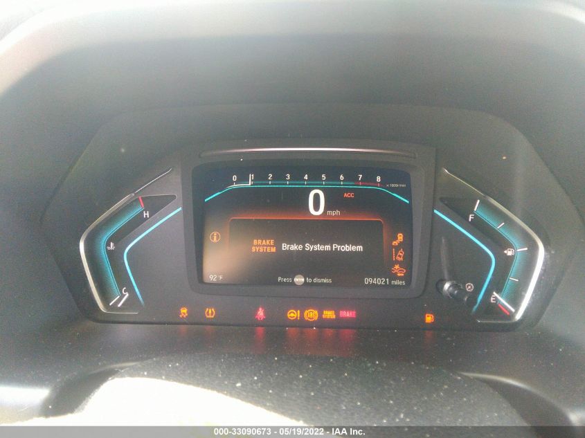 2018 HONDA ODYSSEY EX-L 5FNRL6H79JB041863