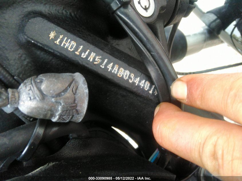 2010 HARLEY-DAVIDSON FLSTFB 1HD1JN514AB034401