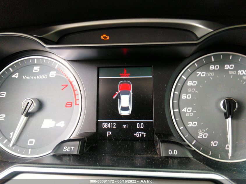 2013 AUDI S4 PRESTIGE WAUKGAFLXDA060781