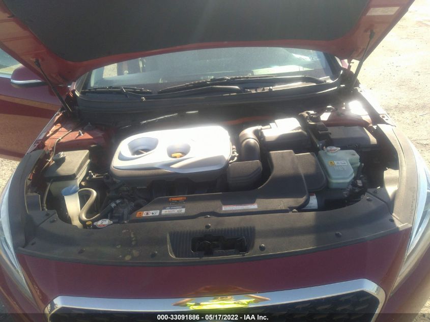 2016 HYUNDAI SONATA HYBRID SE KMHE24L10GA011186