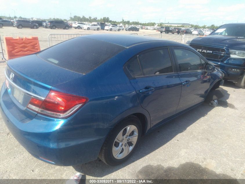 2013 HONDA CIVIC SDN LX 2HGFB2F5XDH530594