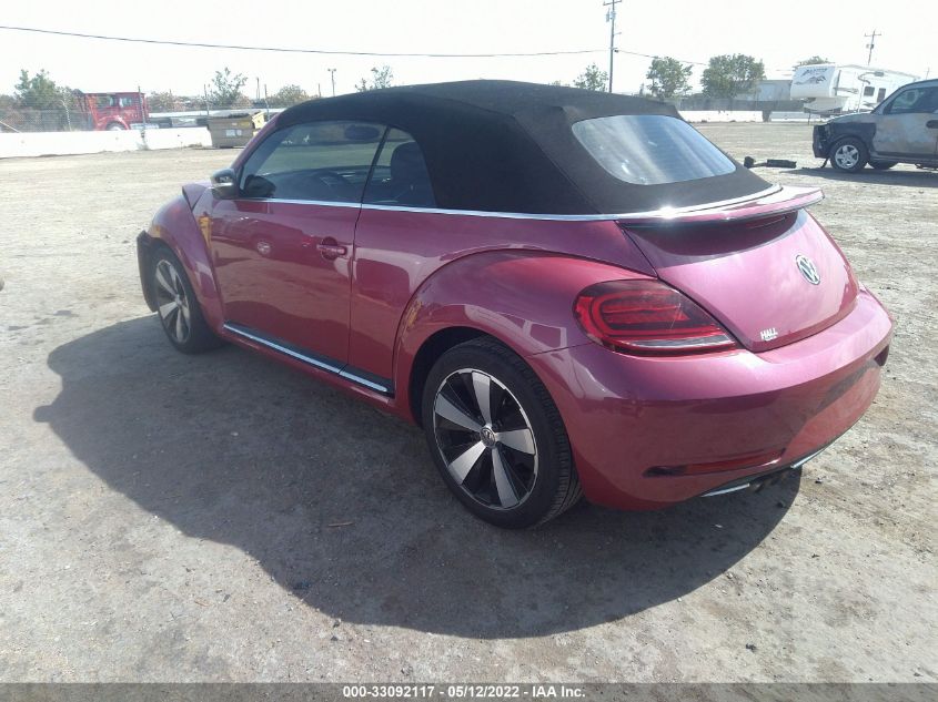 2017 VOLKSWAGEN BEETLE CONVERTIBLE 1.8T S/1.8T SE 3VW517AT8HM801950