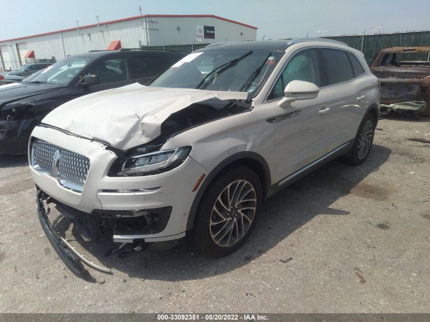 2019 LINCOLN NAUTILUS RESERVE 2LMPJ6L91KBL17473