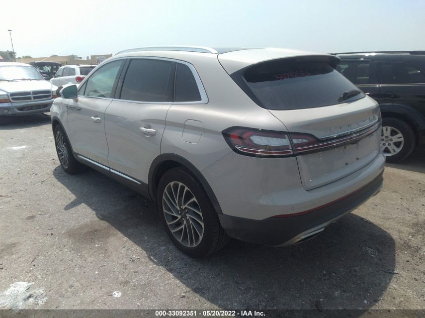 2019 LINCOLN NAUTILUS RESERVE 2LMPJ6L91KBL17473