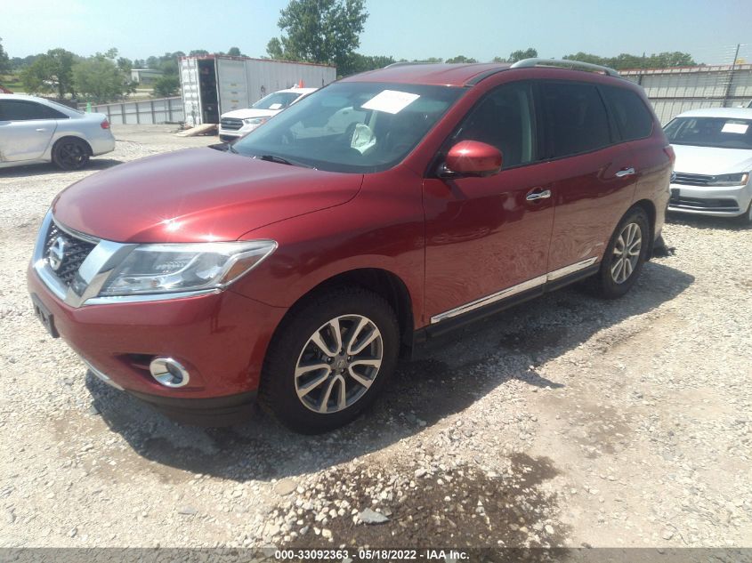 2016 NISSAN PATHFINDER SL 5N1AR2MM4GC634760