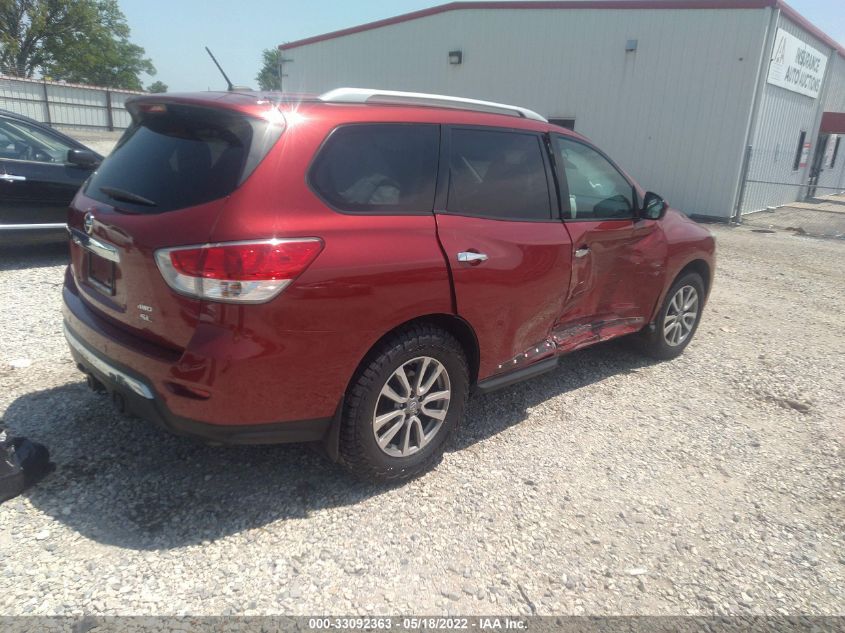 2016 NISSAN PATHFINDER SL 5N1AR2MM4GC634760