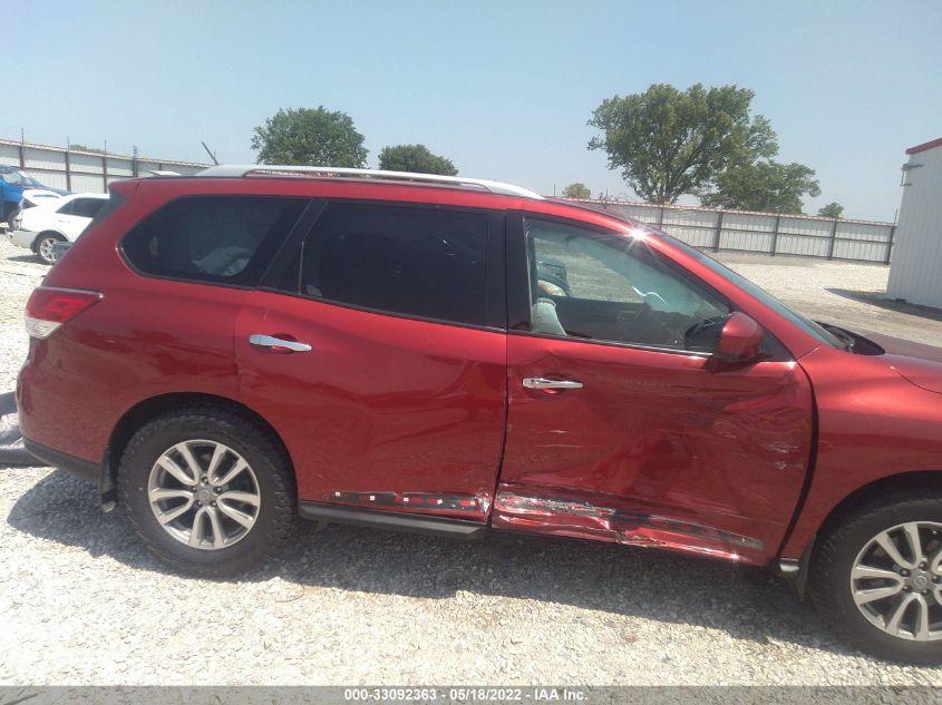 2016 NISSAN PATHFINDER SL 5N1AR2MM4GC634760