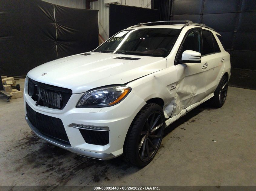 2014 MERCEDES-BENZ M-CLASS ML 63 AMG 4JGDA7EB9EA360236