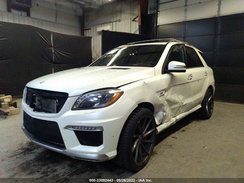2014 MERCEDES-BENZ M-CLASS ML 63 AMG 4JGDA7EB9EA360236