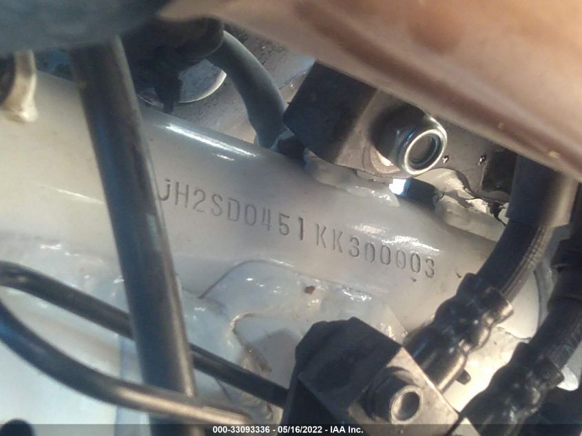 2019 HONDA CRF1000 D JH2SD0451KK300003