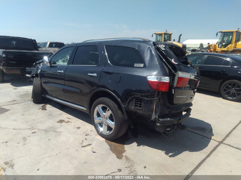 2013 DODGE DURANGO SXT 1C4RDHAG7DC693000