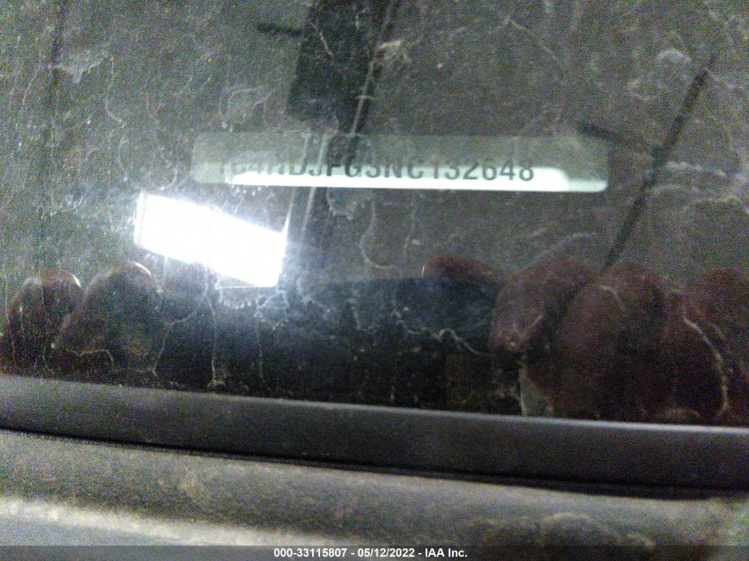 2022 DODGE DURANGO PURSUIT 1C4RDJFG3NC132648
