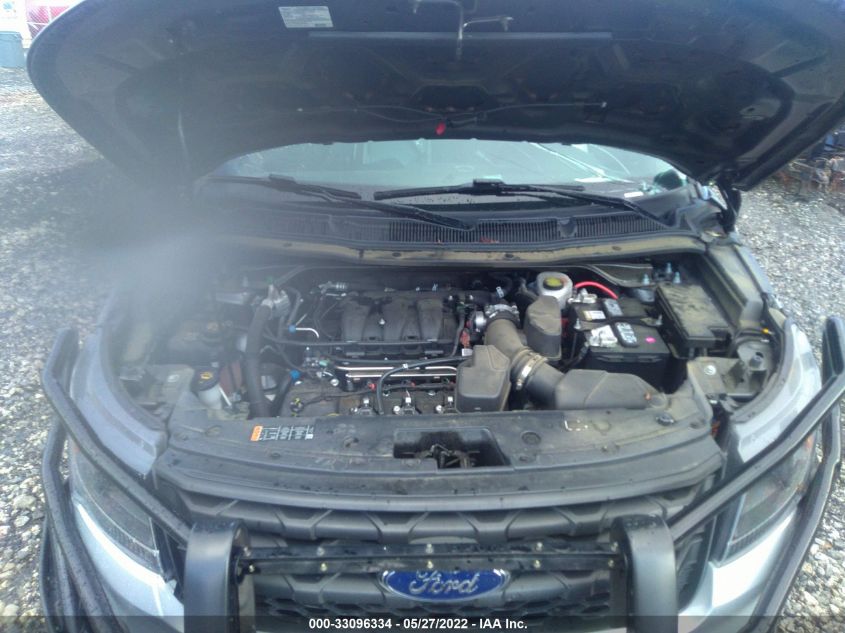 2018 FORD POLICE INTERCEPTOR 1FM5K8ARXJGC75892