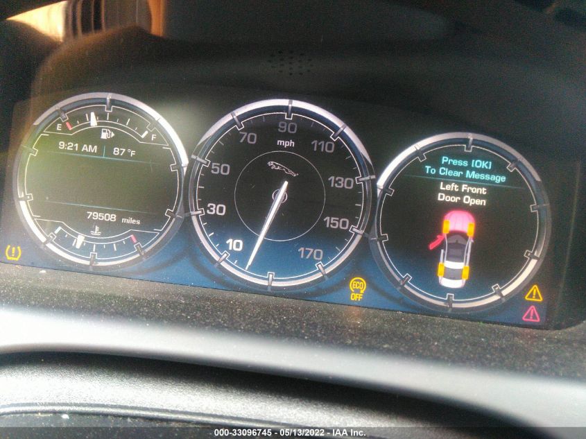 2013 JAGUAR XJ SAJWJ1CD7D8V46251