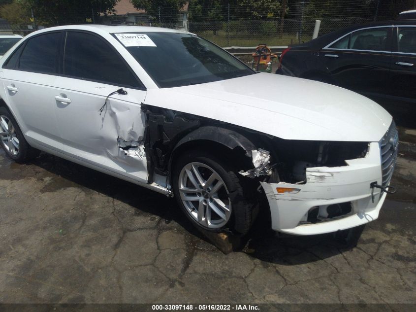 2017 AUDI A4 PREMIUM WAUGNAF43HN003342