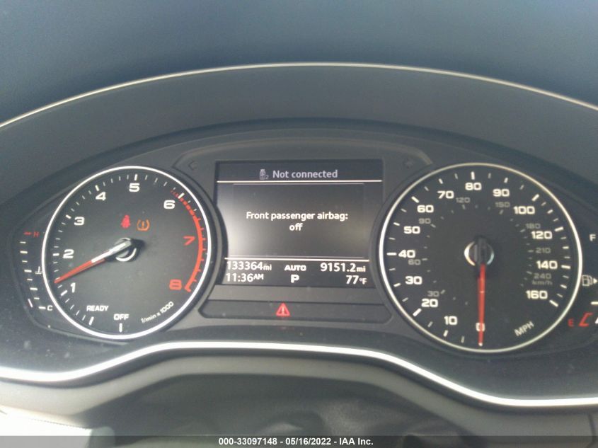 2017 AUDI A4 PREMIUM WAUGNAF43HN003342