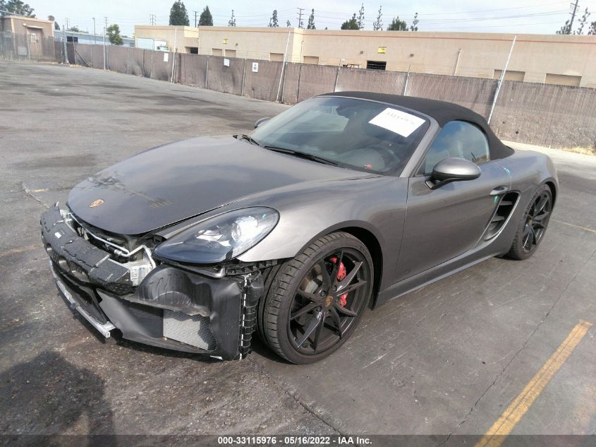 2019 PORSCHE 718 BOXSTER S/GTS WP0CB2A86KS228955