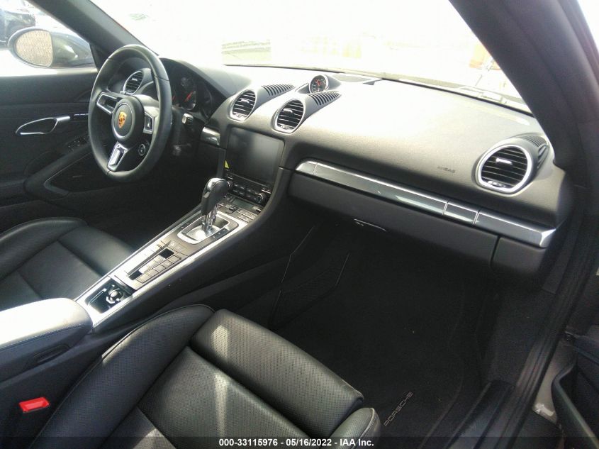 2019 PORSCHE 718 BOXSTER S/GTS WP0CB2A86KS228955
