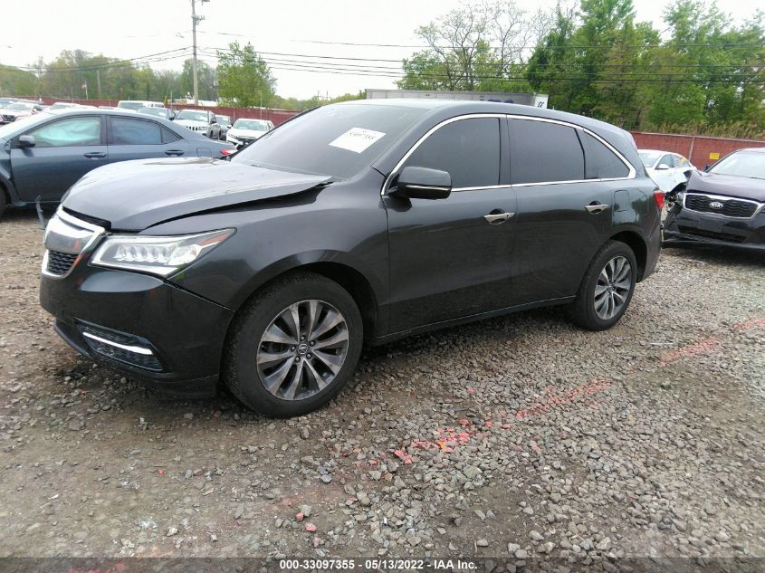 2014 ACURA MDX TECH PKG 5FRYD4H4XEB042687