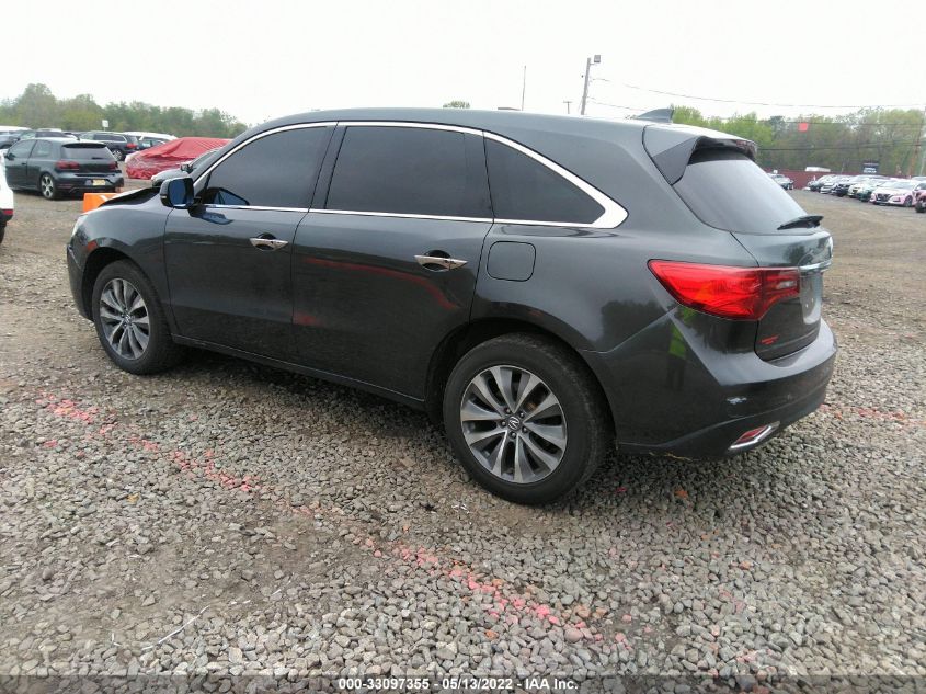 2014 ACURA MDX TECH PKG 5FRYD4H4XEB042687