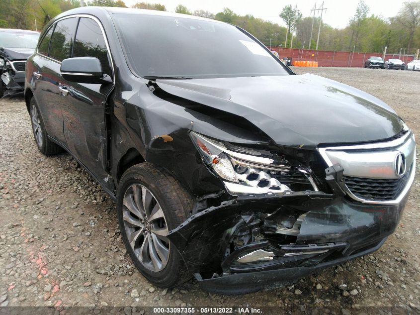 2014 ACURA MDX TECH PKG 5FRYD4H4XEB042687