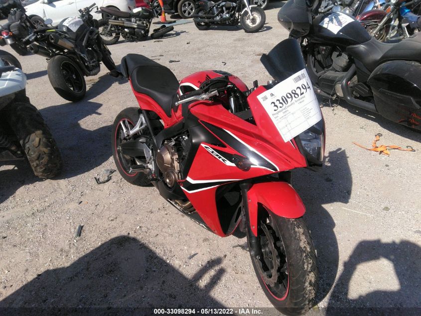 2018 HONDA CBR650 F MLHRC7401J5400362