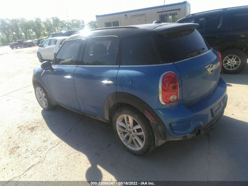 2013 MINI COOPER COUNTRYMAN S WMWZC3C56DWP23178