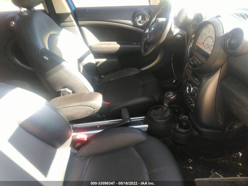 2013 MINI COOPER COUNTRYMAN S WMWZC3C56DWP23178
