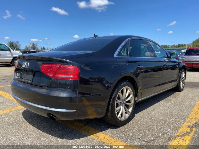 2013 AUDI A8 L 3.0L WAURGAFD7DN010002