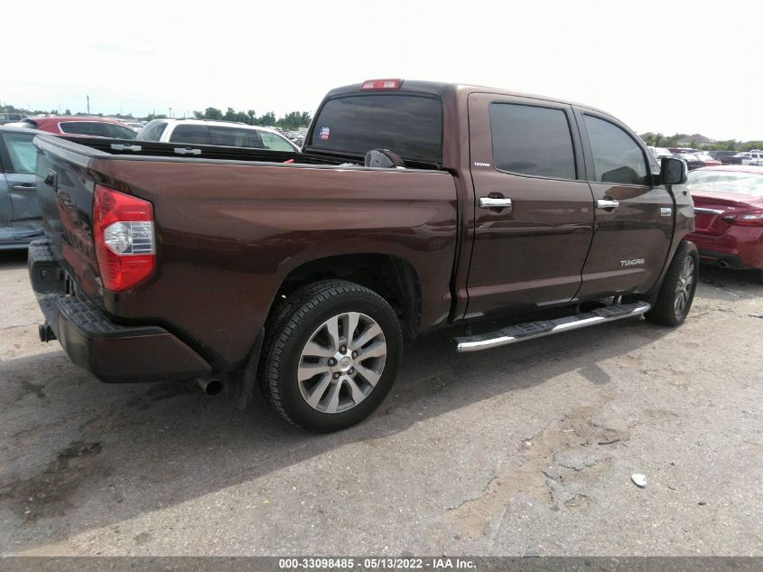 2016 TOYOTA TUNDRA 2WD TRUCK CREWMAX LIMITED 5TFFW5F15GX197853