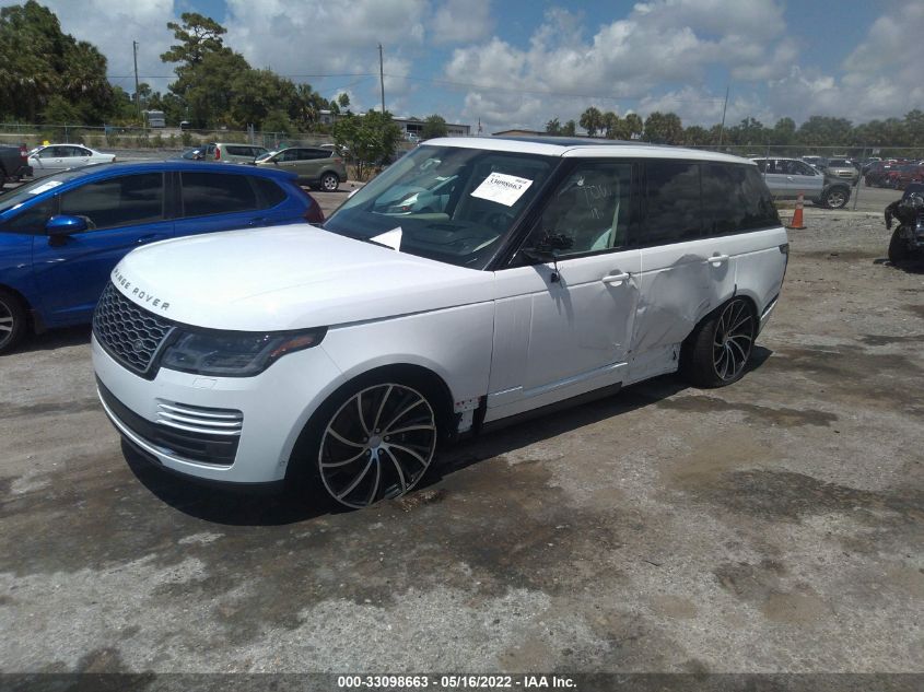 2019 LAND ROVER RANGE ROVER HSE SALGS2SV7KA527293