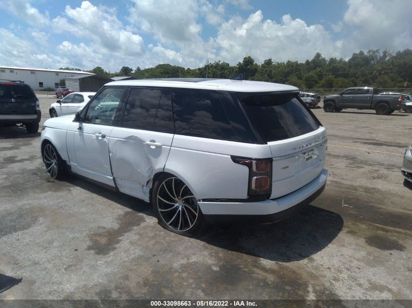 2019 LAND ROVER RANGE ROVER HSE SALGS2SV7KA527293